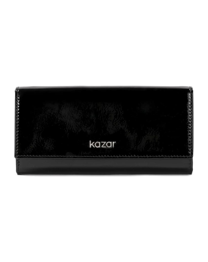 Kazar-Classic-patent-wallet-černá