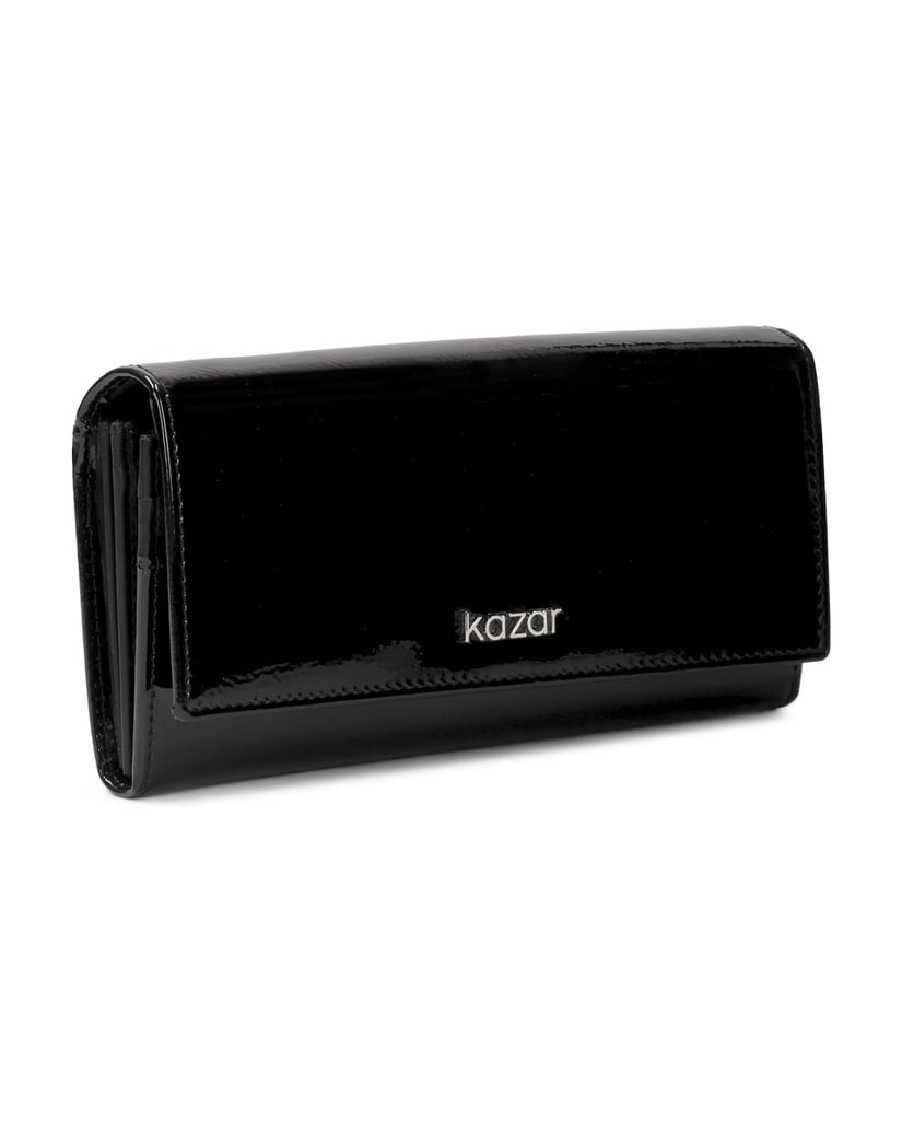Kazar-Classic-patent-wallet-černá