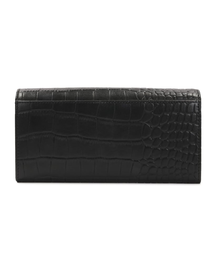 Kazar-Oblong-black-wallet-in-embossed-leather-černá