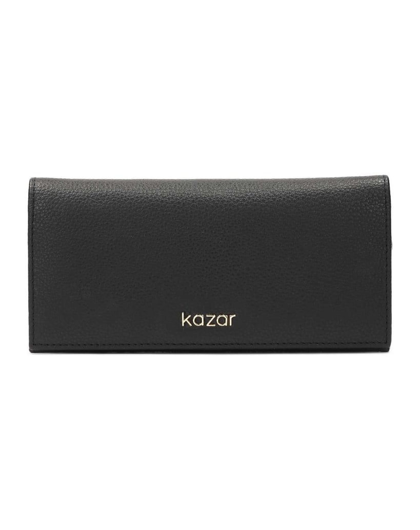 Kazar-Black-leather-wallet-with-flap-černá