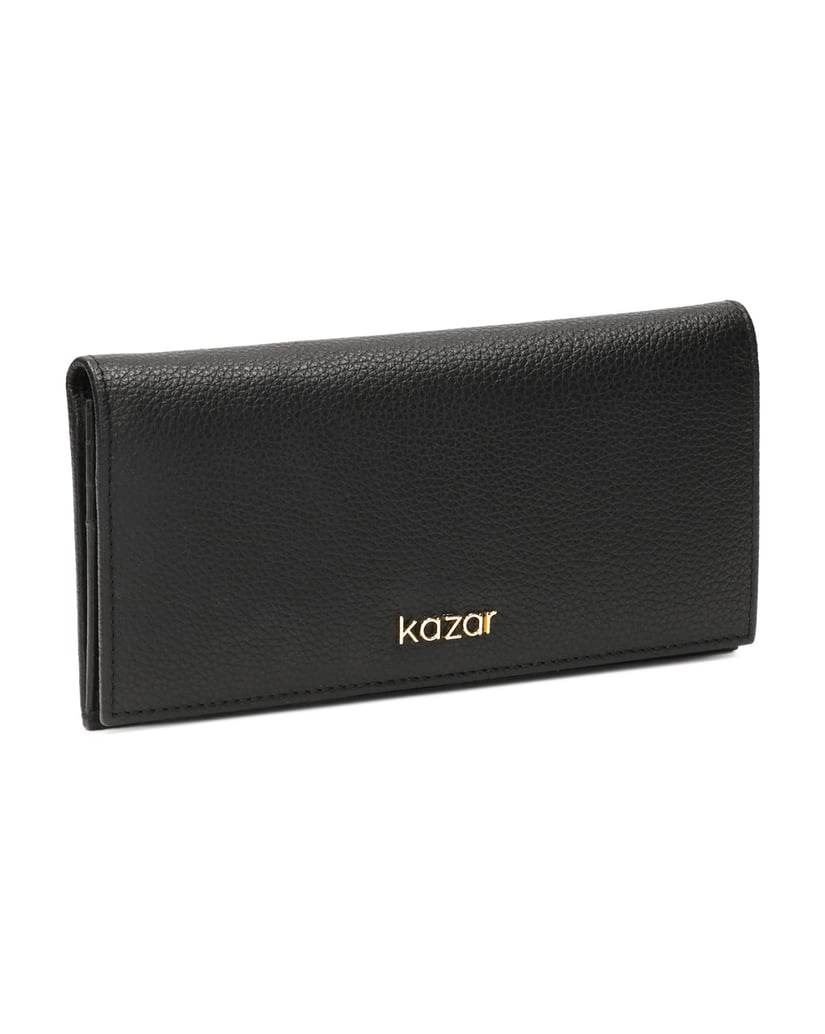 Kazar-Black-leather-wallet-with-flap-černá