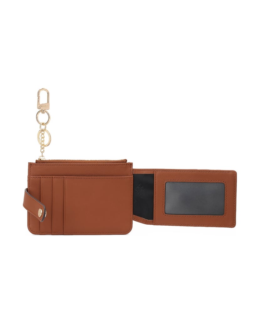 Kazar-Compact-leather-wallet-with-carabiner-velbloudí