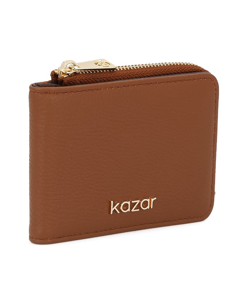 Kazar-Light-brown-compact-leather-wallet-ťavia