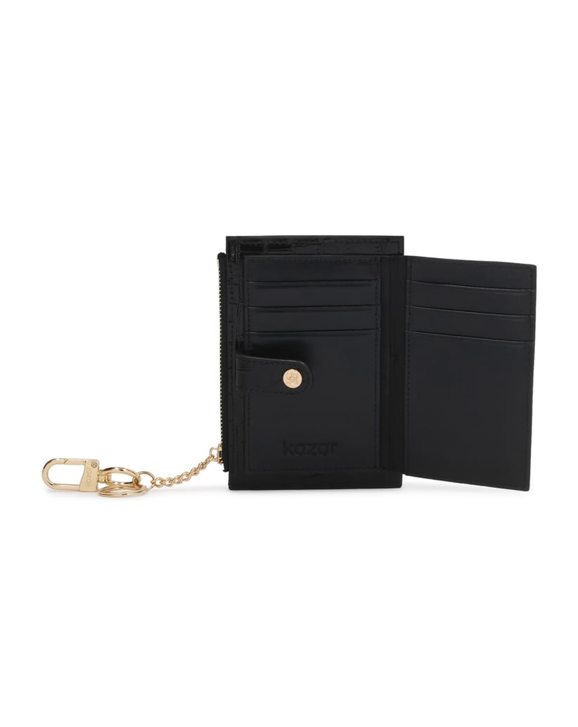 Kazar-Compact-wallet-made-of-leather-in-kroko-pattern-černá
