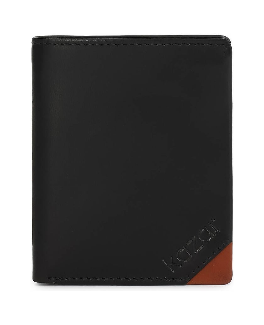 Kazar-Black-wallet-with-brown-insert-černá
