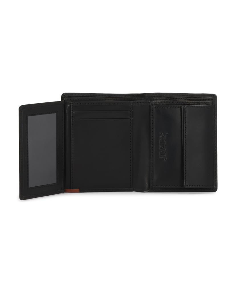 Kazar-Black-wallet-with-brown-insert-černá