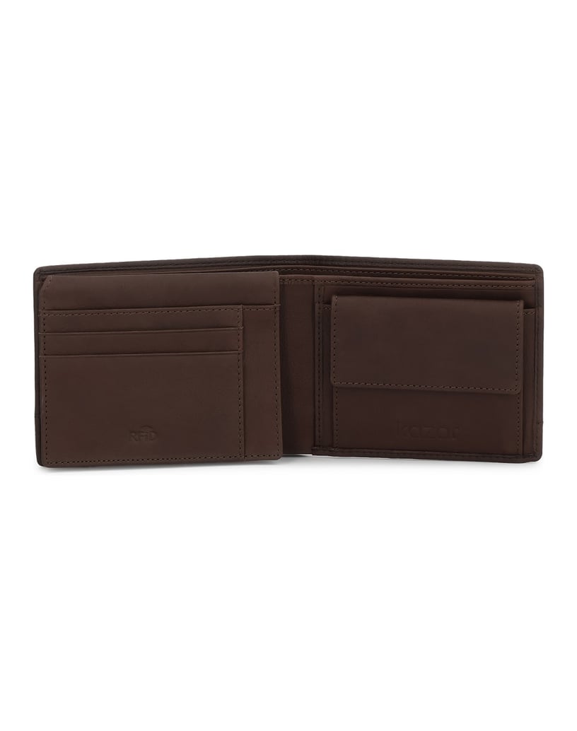 Kazar-Brown-leather-wallet-hnědá
