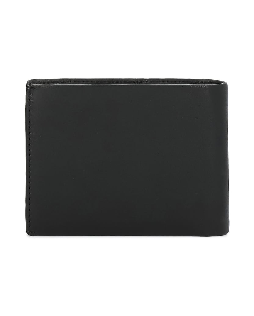 Kazar-Black-wallet-decorated-with-brown-threads-čierna