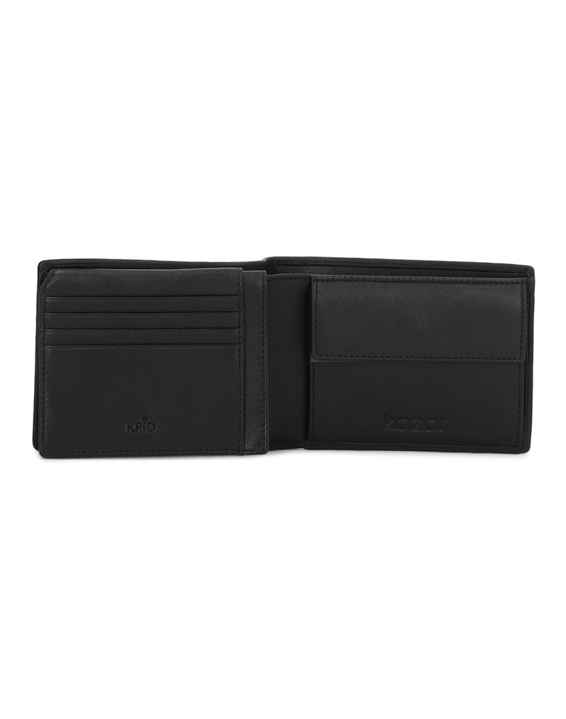 Kazar-Black-wallet-decorated-with-brown-threads-čierna