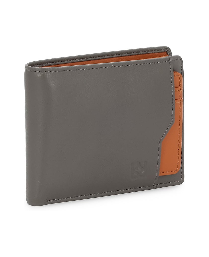 Kazar-Grey-wallet-with-removable-card-case-šedá