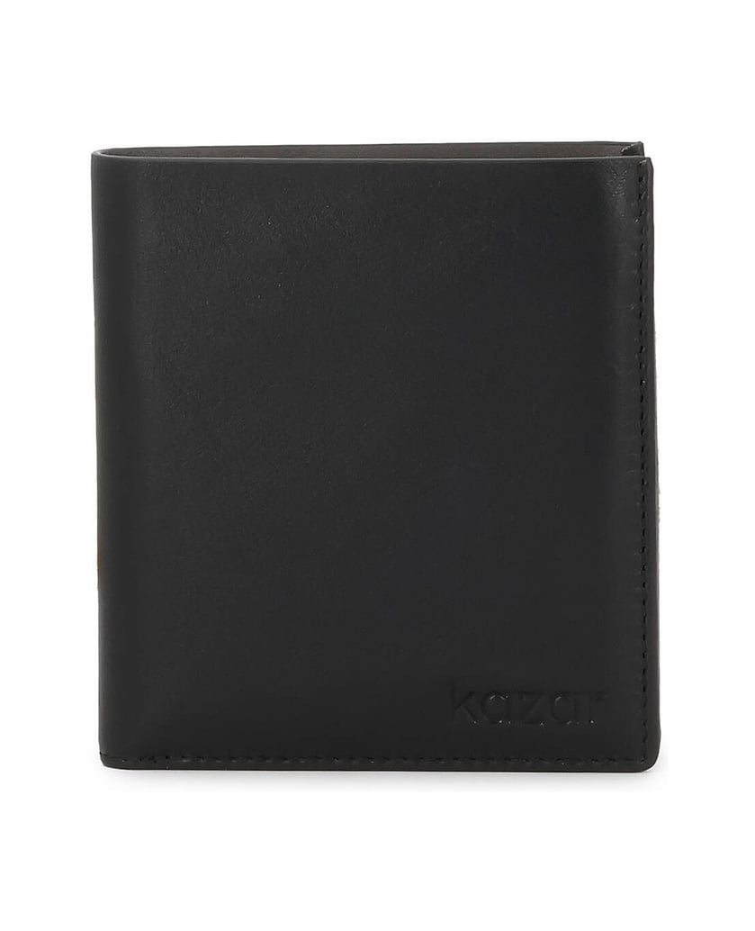 Kazar-Black-wallet-with-gray-interior-černá