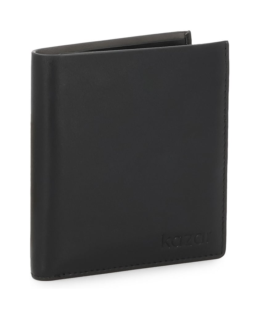 Kazar-Black-wallet-with-gray-interior-černá
