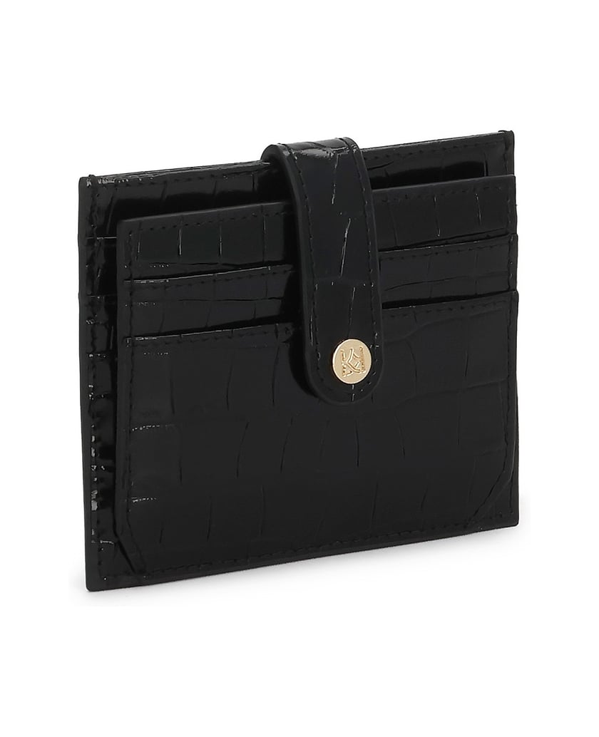 Kazar-Practical-leather-wallet-with-embossed-pattern-čierna