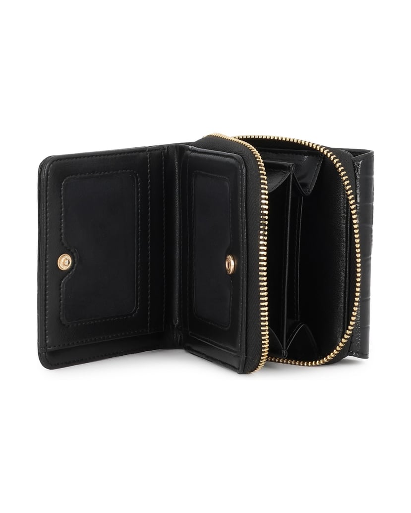 Kazar-Women's-wallet-in-embossed-leather-in-black-černá