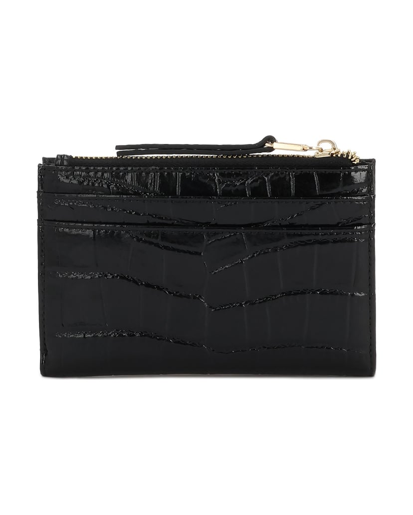 Kazar-Women's-black-embossed-leather-wallet-černá