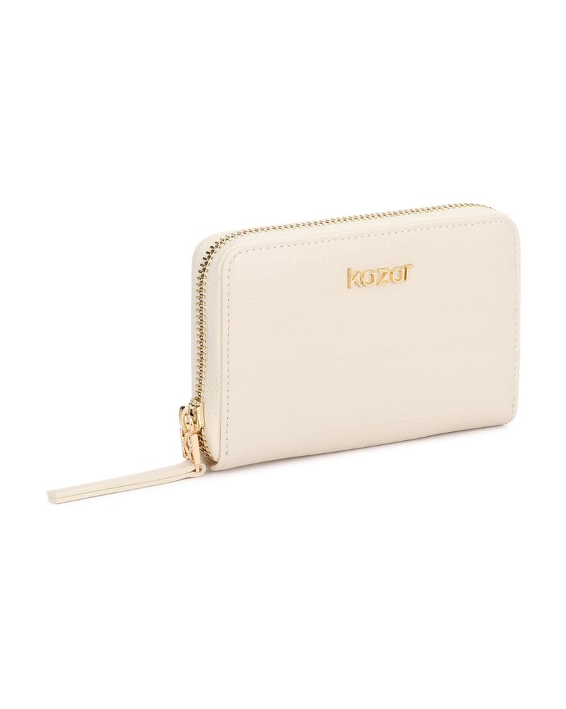 Kazar-Compact-wallet-in-embossed-leather-biela