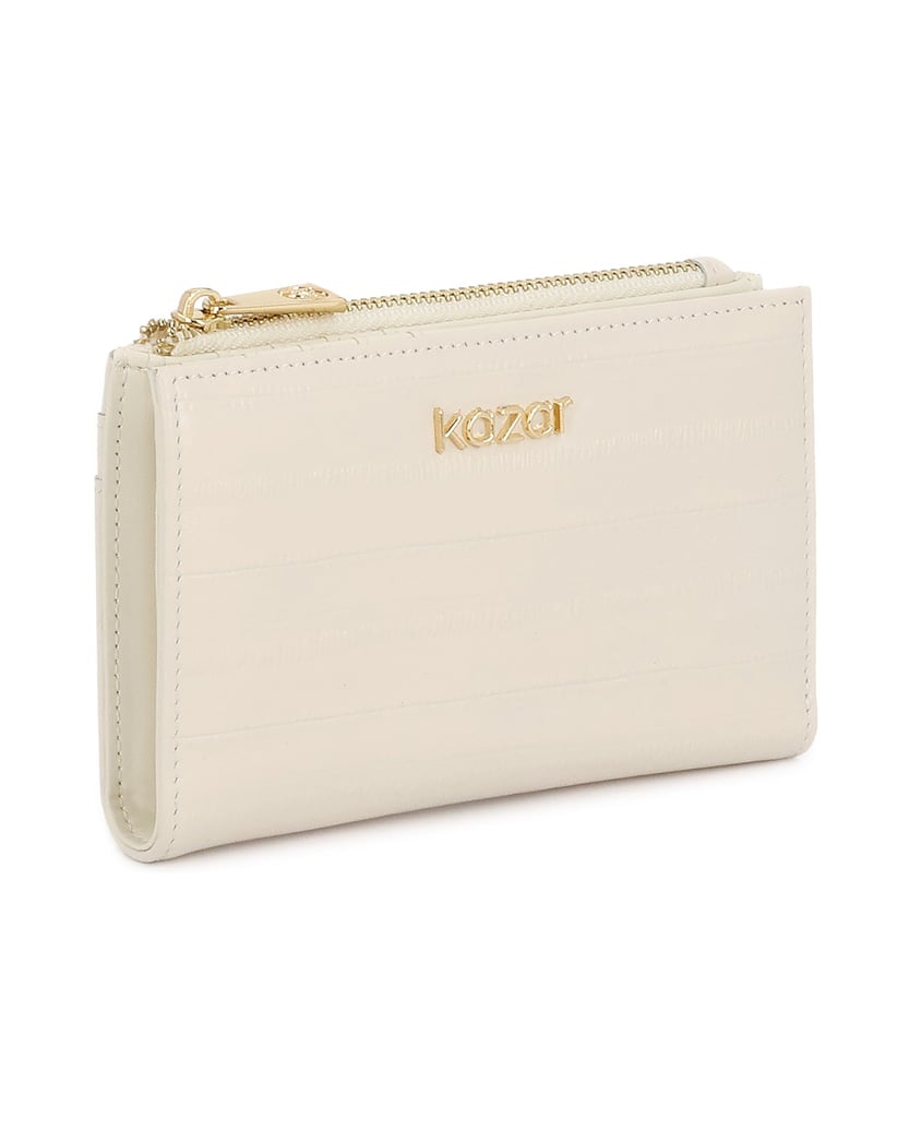 Kazar-Women's-white-leather-wallet-bílá