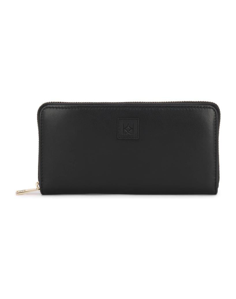 Kazar-Black-natural-leather-zippered-wallet-čierna