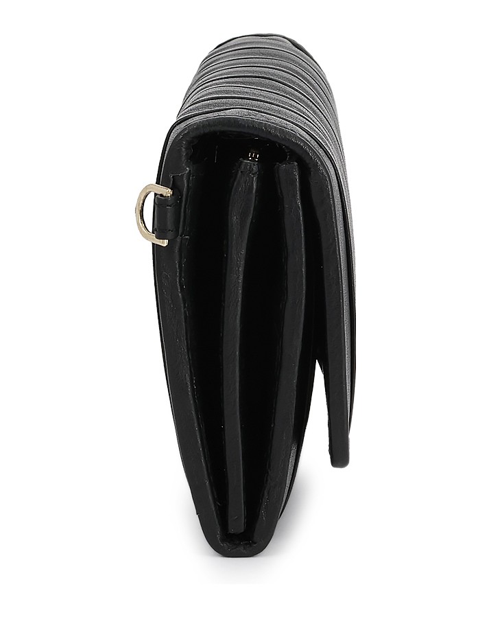 Kazar-Wallets-with-leather-tabs-and-belt-černá