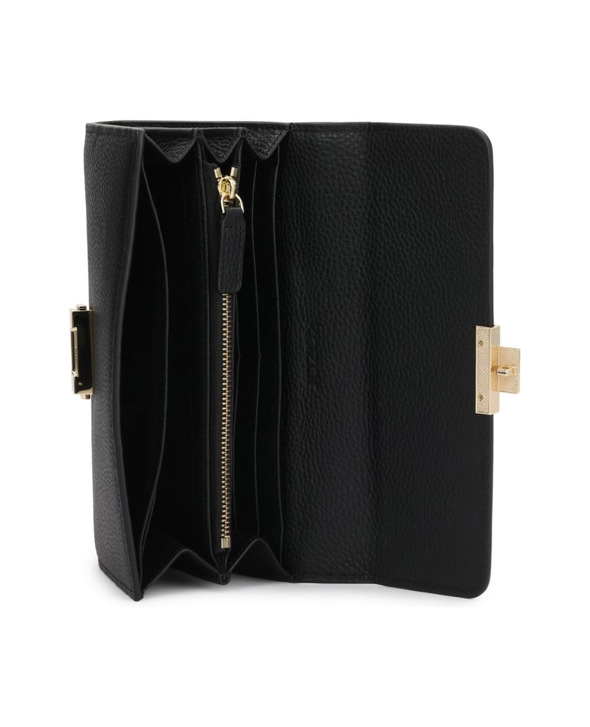 Kazar-Black-wallets-with-smart-clasp-černá