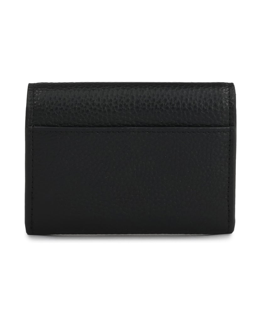 Kazar-Sleek-leather-wallet-with-elegant-clasp-čierna