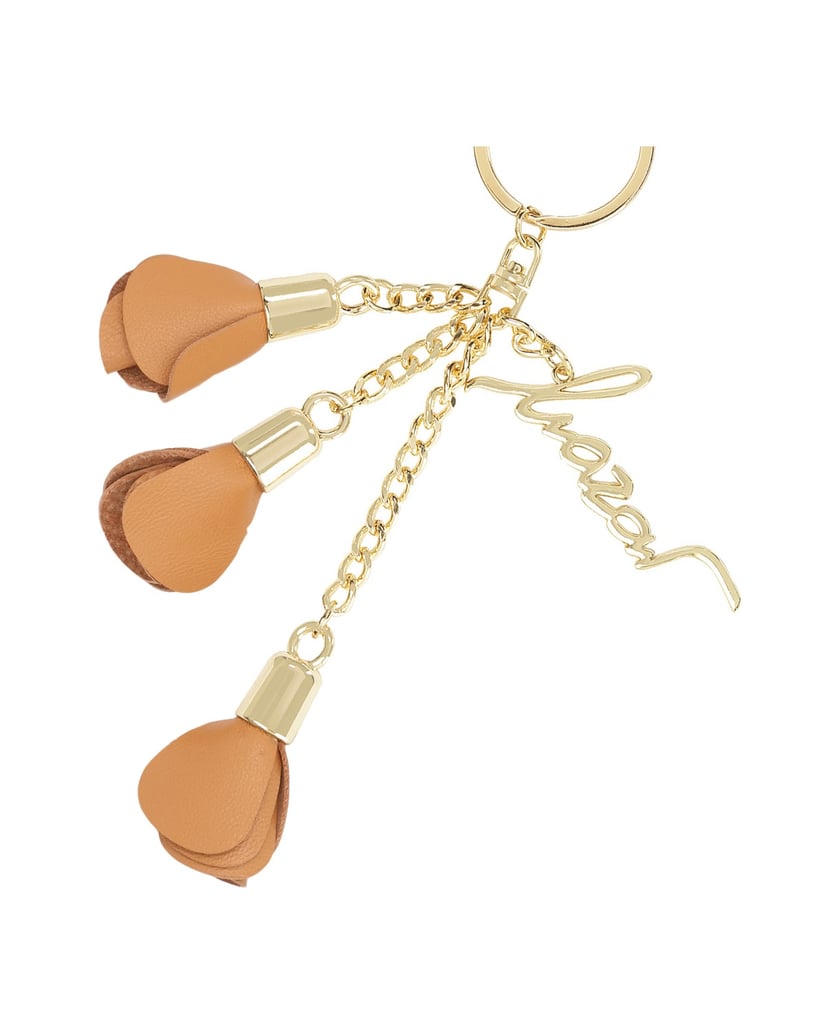 Kazar-Keychains-with-leather-flowers-and-logo-ťavia