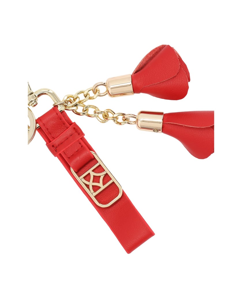 Kazar-Red-keychains-with-flowers-červená