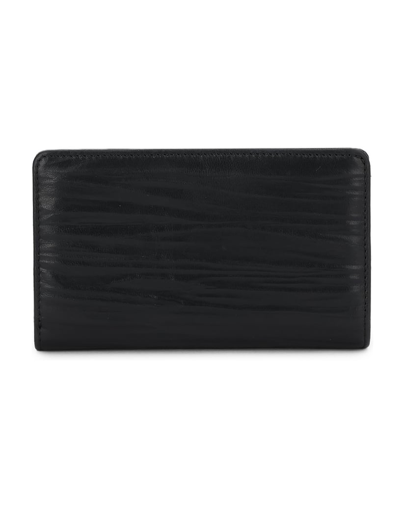 Kazar-Black-wallets-in-soft,-crinkle-textured-genuine-leather-čierna