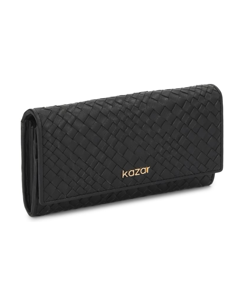 Kazar-Black-leather-wallets-with-striking-braid-and-logo-čierna
