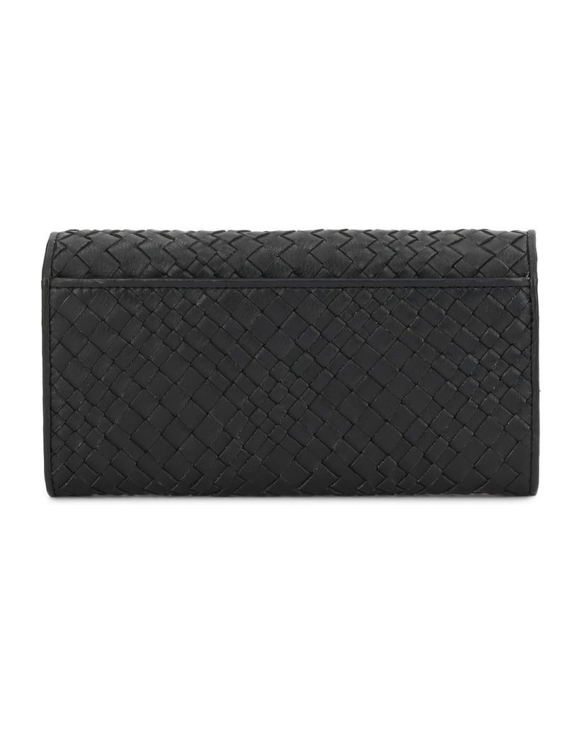 Kazar-Black-leather-wallets-with-striking-braid-and-logo-čierna
