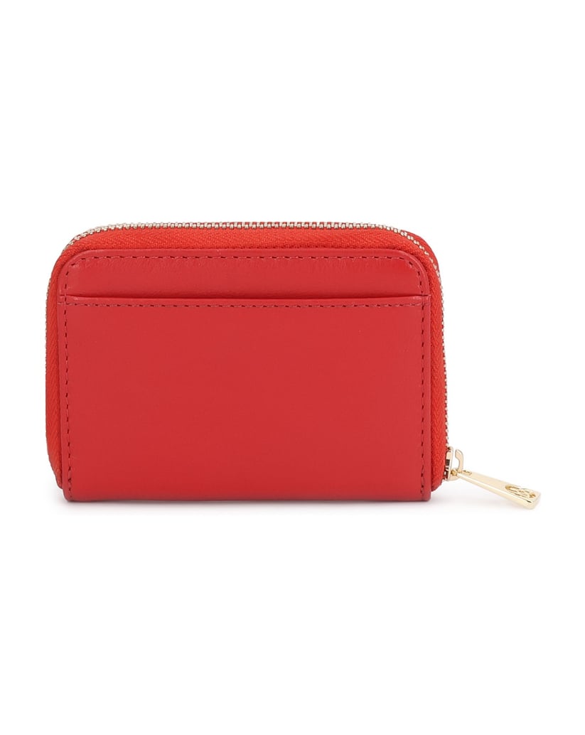 Kazar-Red-compact-Genuine-leather-wallets-with-zipper-closure-červená