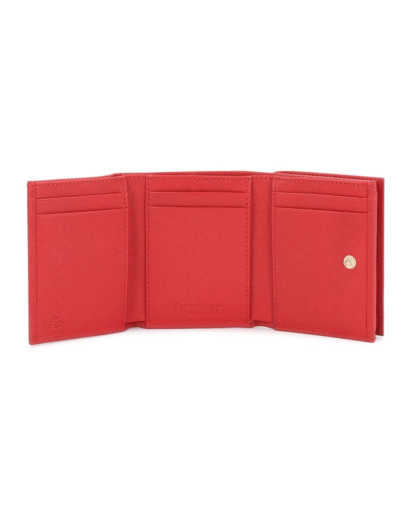 Kazar-Stylish-red-wallets-in-genuine-leather-červená