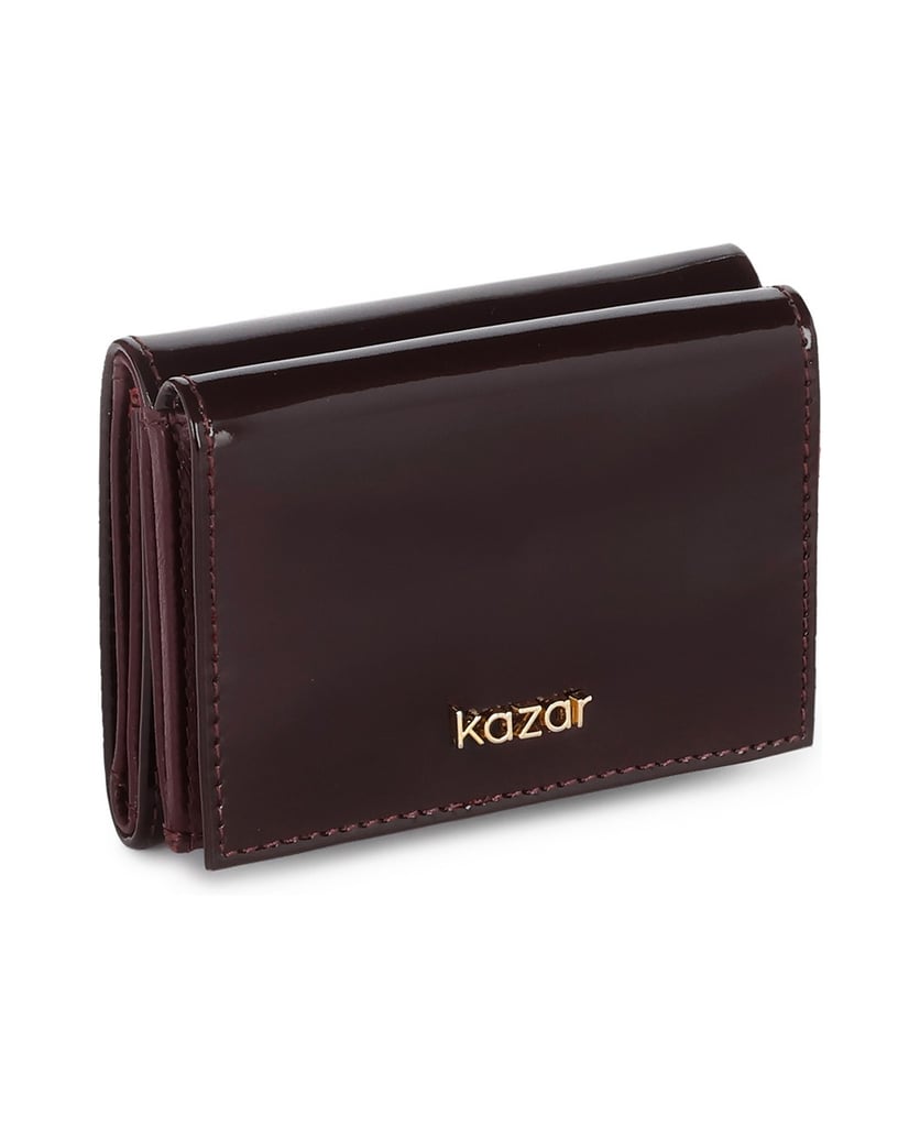 Kazar-Small-wallets-in-patent-leather-Maroon-červená