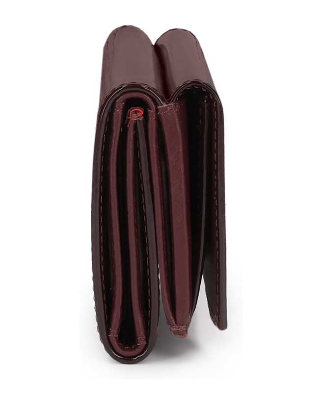 Kazar-Small-wallets-in-patent-leather-Maroon-červená