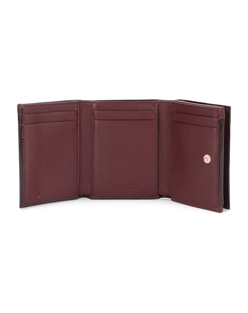 Kazar-Small-wallets-in-patent-leather-Maroon-červená