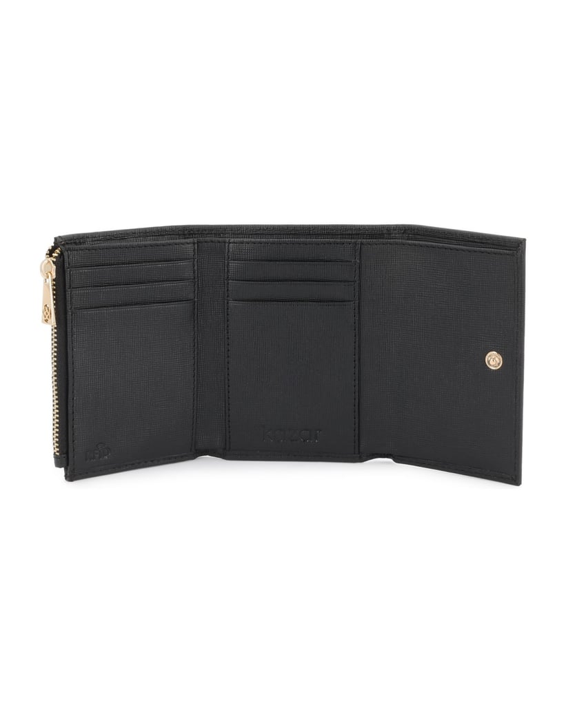 Kazar-Leather-wallet-in-black-with-monogram-and-functional-interior-čierna