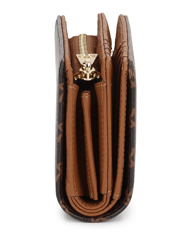 Kazar-Elegant-wallets-in-genuine-leather-with-monograms-tmavě-hnědá