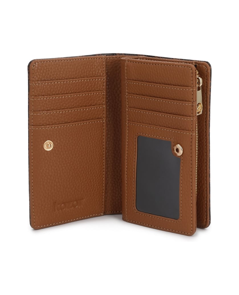 Kazar-Elegant-wallets-in-genuine-leather-with-monograms-tmavě-hnědá