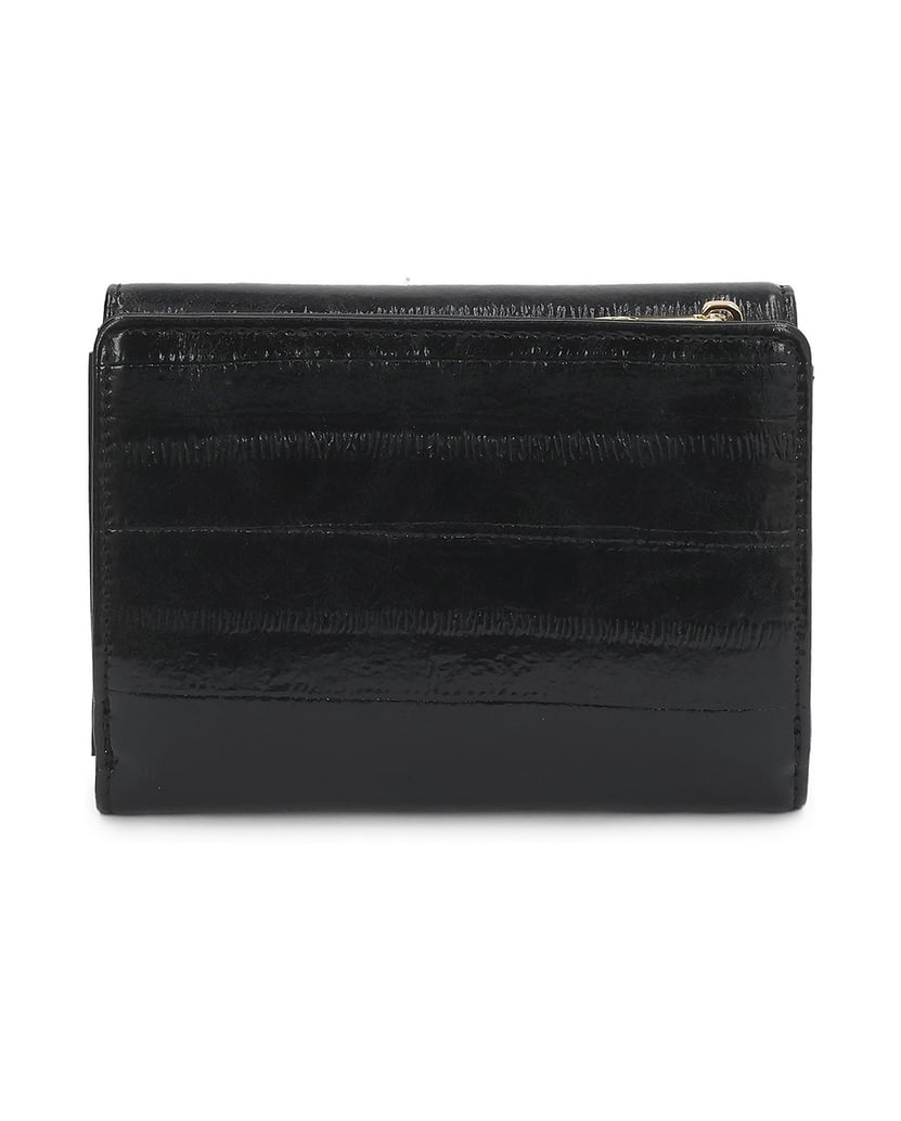 Kazar-Black-women's-wallet-in-embossed-leather-černá