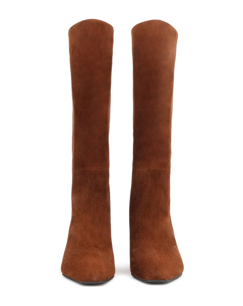 Kazar-Light-brown-suede-high-boots-with-low-heel-velbloudí