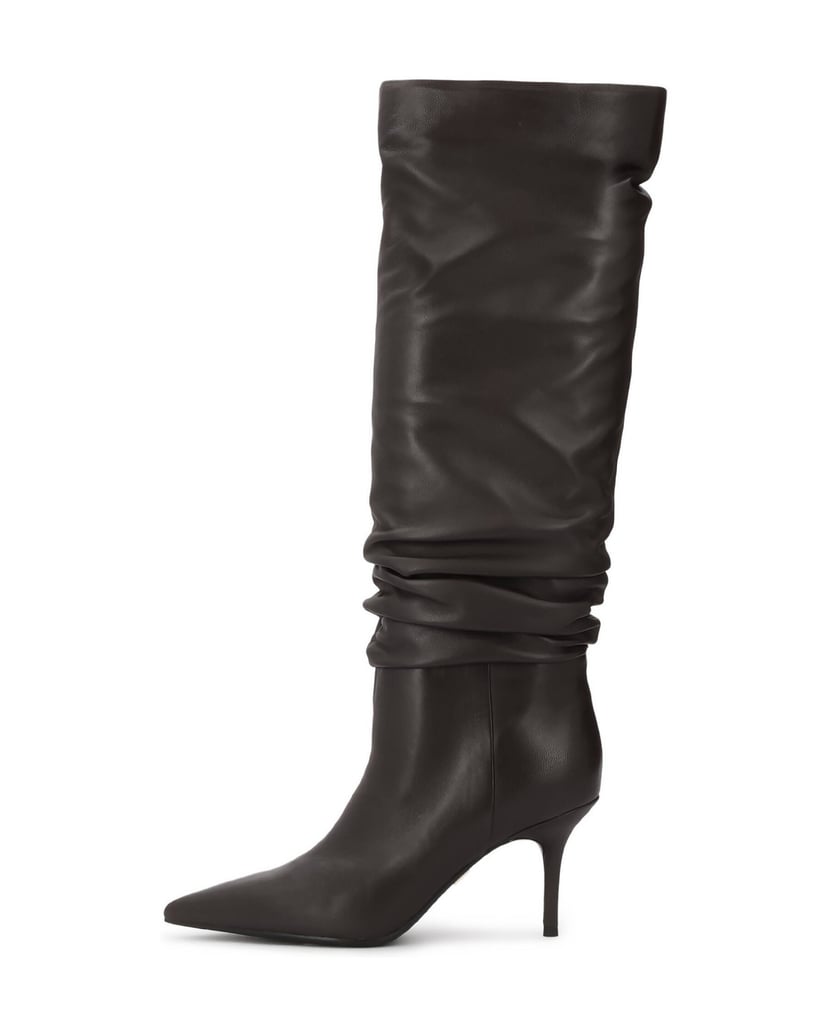 Kazar-Dark-brown-Genuine-leather-high-boots-on-a-high-stiletto-heel-with-a-creased-upper-hnědá