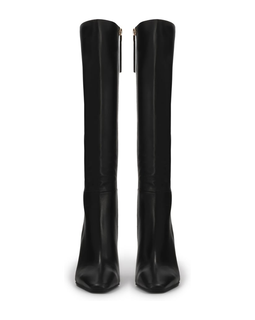 Kazar-Black-genuine-leather-high-boots-with-a-stiletto-heel-černá