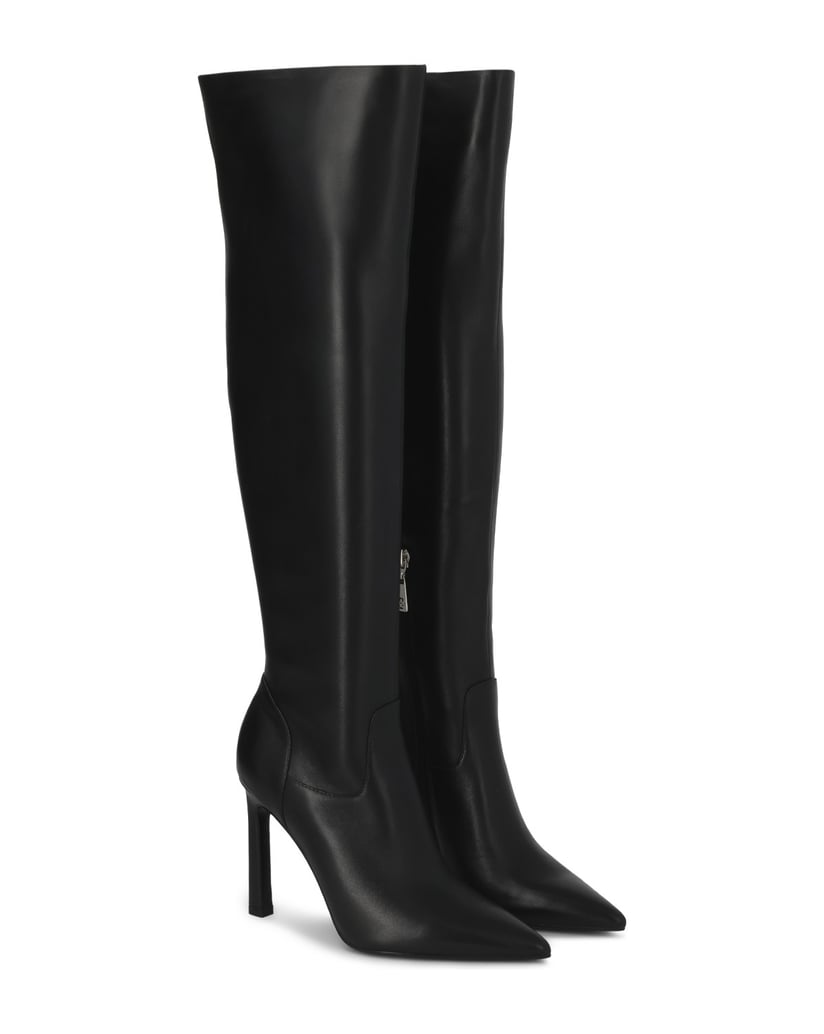 Kazar-High-boots-with-a-high-upper-and-an-elegant-heel-čierna