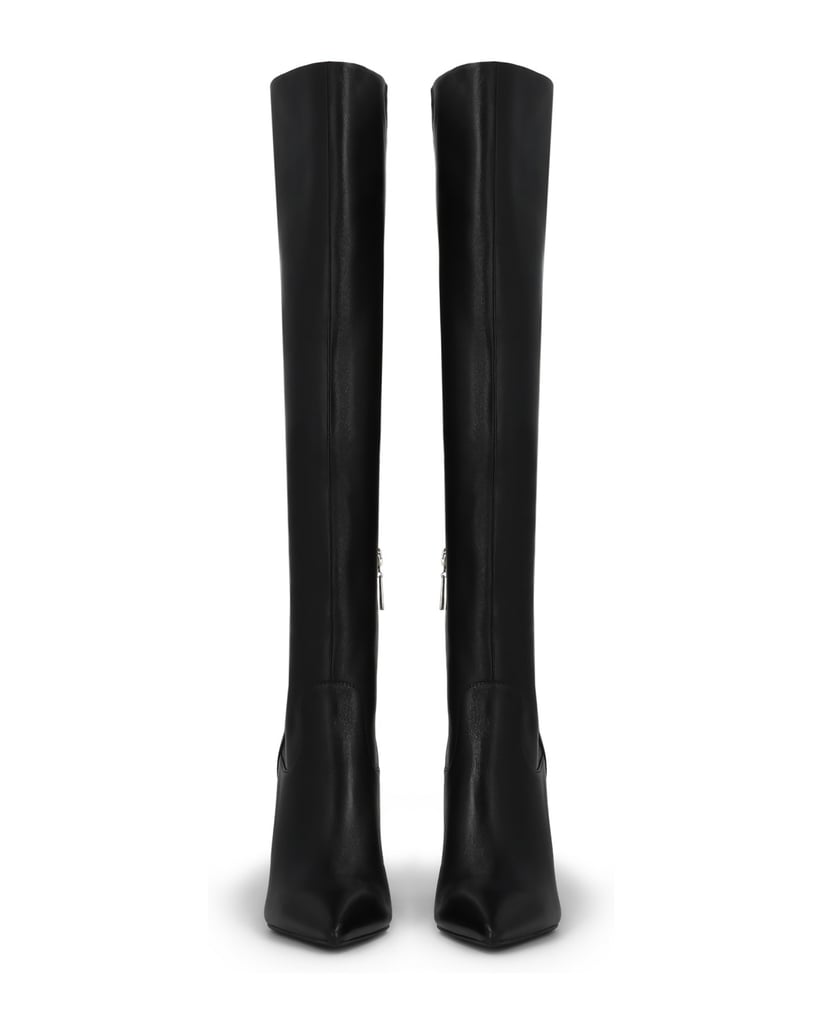 Kazar-High-boots-with-a-high-upper-and-an-elegant-heel-čierna