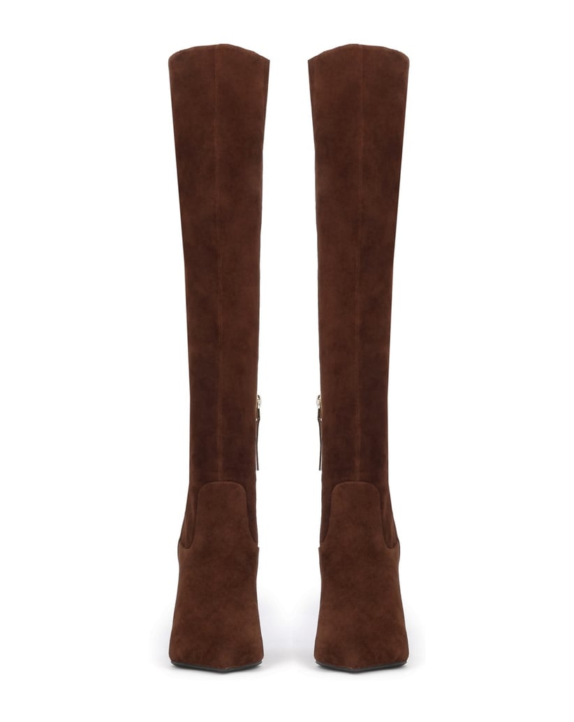 Kazar-Light-brown-suede-over-knee-boots-with-heels-velbloudí