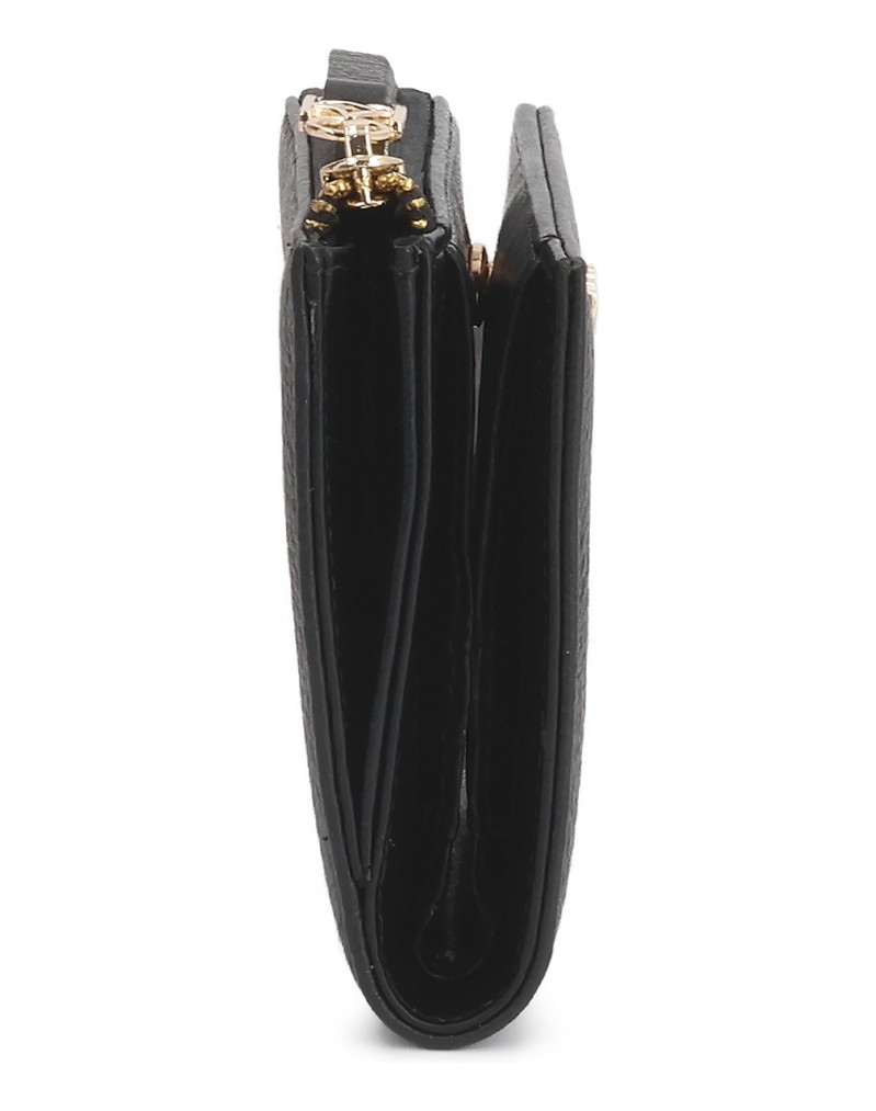 Kazar-Black-leather-wallet-with-gold-logo-černá