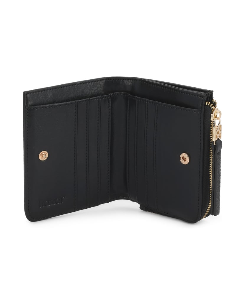 Kazar-Black-leather-wallet-with-gold-logo-černá