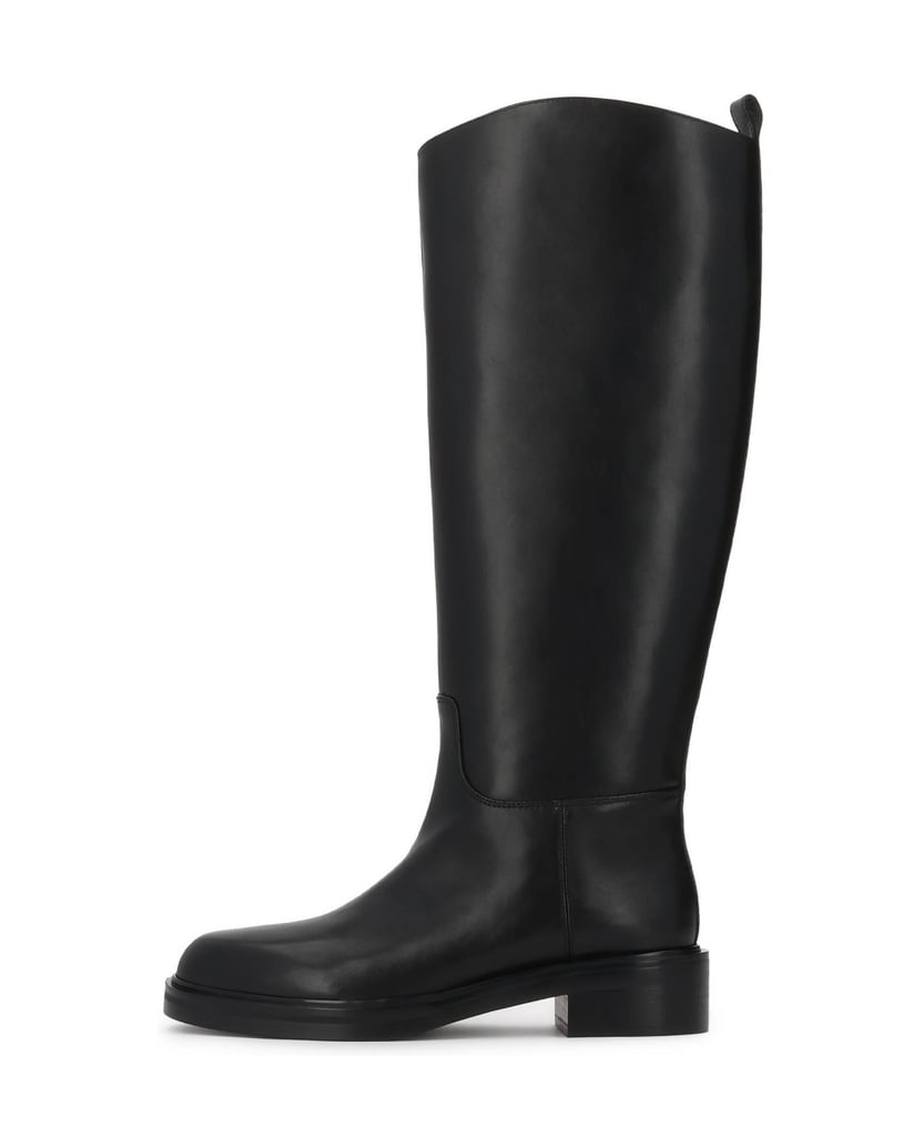 Kazar-Black-leather-EDITIONS-boots-with-slim-lines-čierna