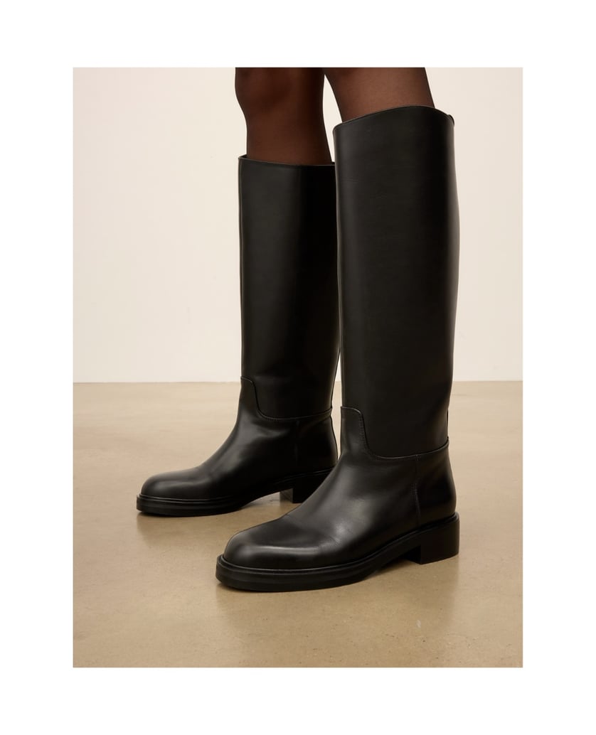 Kazar-Black-leather-EDITIONS-boots-with-slim-lines-čierna