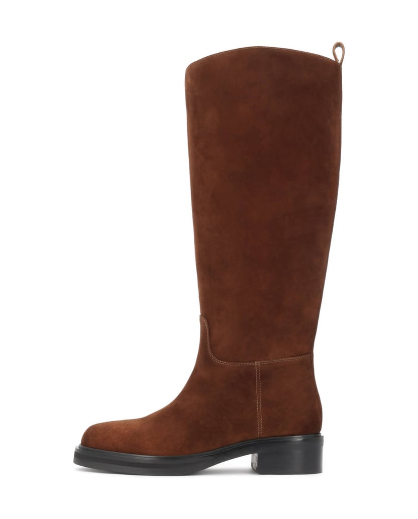 Kazar-Slip-on-high-boots-in-natural-suede-velbloudí